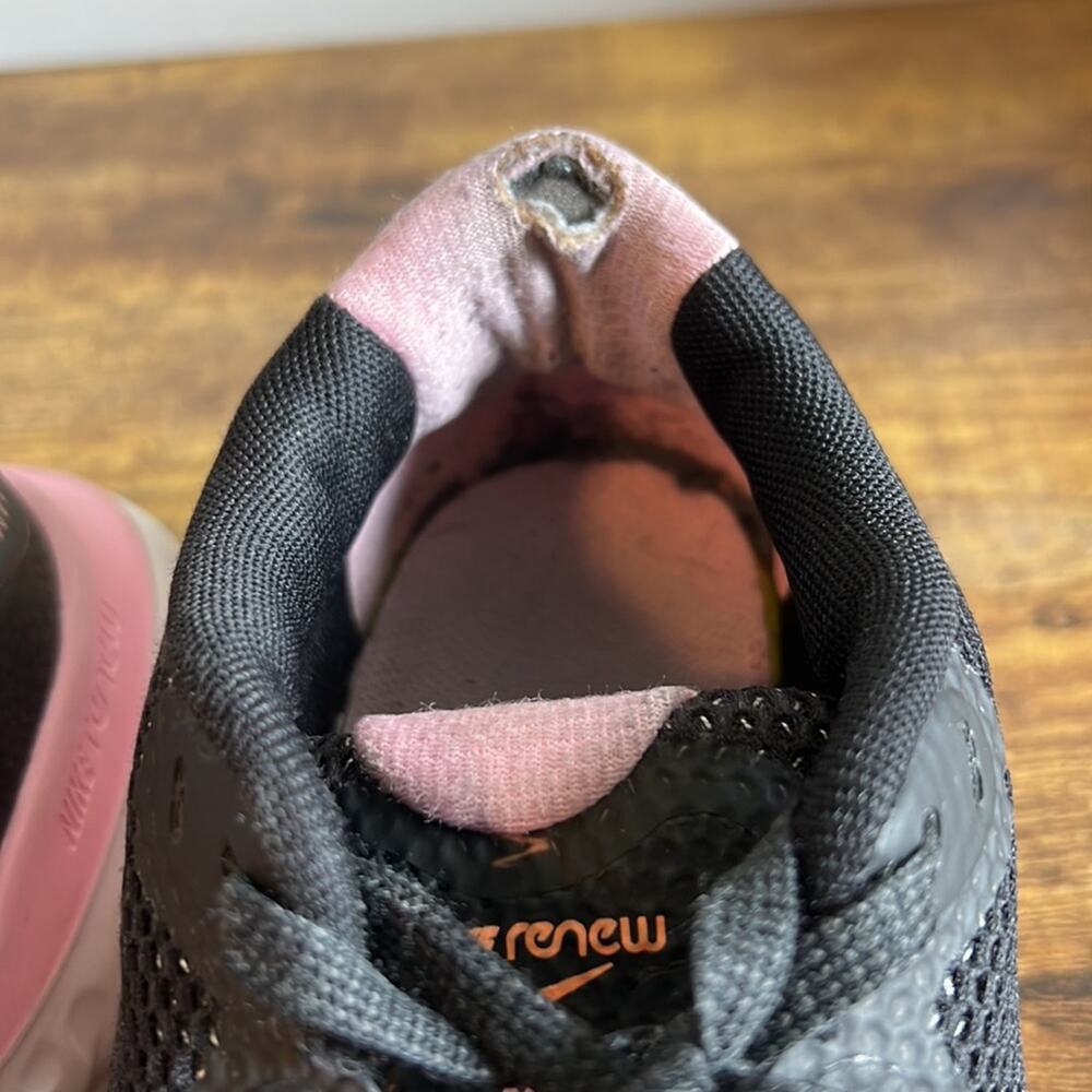Nike Pink & Black Renew Size 7 Sneakers - Picture 12 of 14